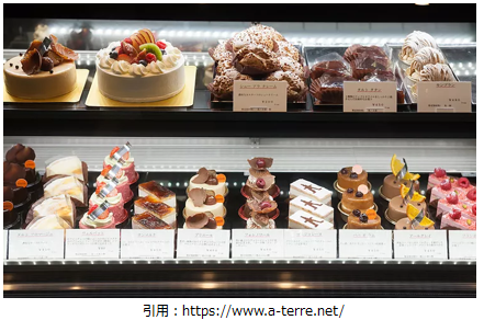 ケーキ開店3月 アテールa Terre Bebe イオンタウン茨木太田 茨木市城の前町にオープン スイーツ カフェ ベーカリー速報