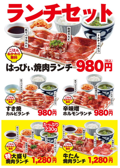 焼肉開店9月下旬 焼肉はっぴぃ 金町店 葛飾区東金町にオープン スイーツ カフェ ベーカリー速報